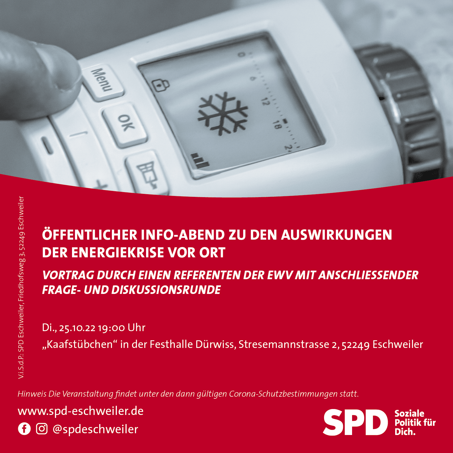 SPD Veranstaltung zur Energiekrise