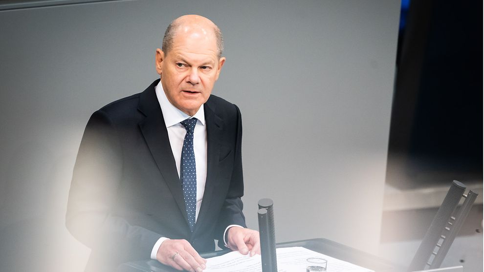 Regierungserklärung Bundeskanzler Olaf Scholz